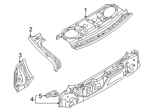2003 Mazda Protege Rear Body
