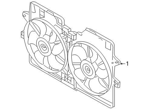 2008 Mazda Tribute Cooling Fan Diagram 3