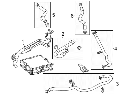 2024 Mazda CX-90 Inverter Cooling Components Diagram 2