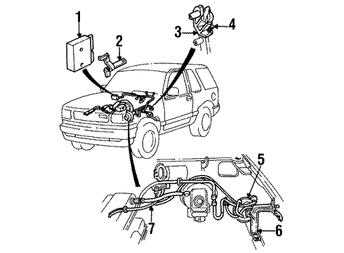 1992 Mazda Navajo Cruise Control System Diagram