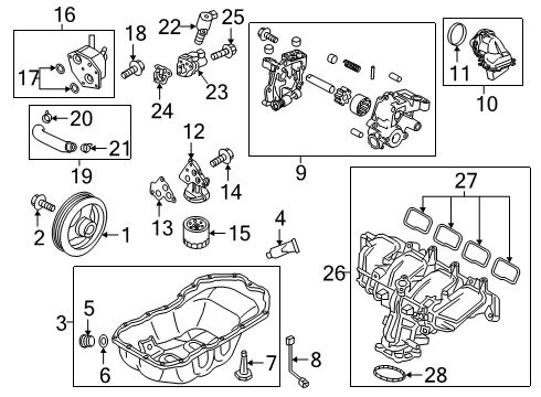 2019 Mazda 6 Engine Parts Diagram 2