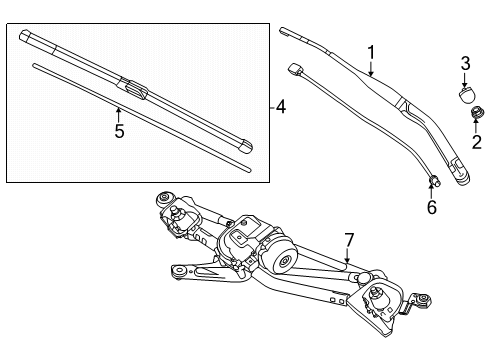 2024 Mazda CX-90 Wipers Diagram 4
