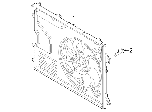 2025 Mazda CX-50 Cooling Fan