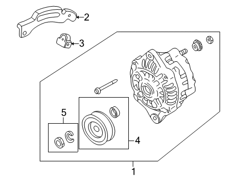 1999 Mazda Protege Alternator Diagram 2
