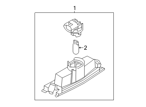 2016 Mazda MX-5 Miata License Lamps Diagram