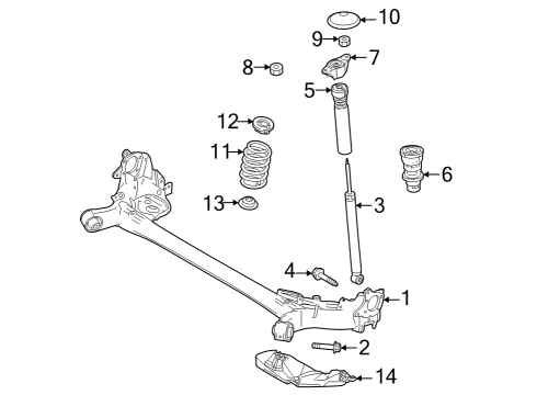 2025 Mazda CX-30 Rear Suspension Components
