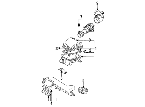 1995 Mazda 626 Powertrain Control Diagram 2