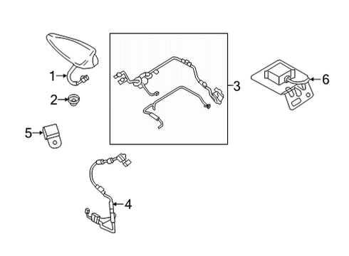 2024 Mazda CX-30 Antenna & Radio Diagram