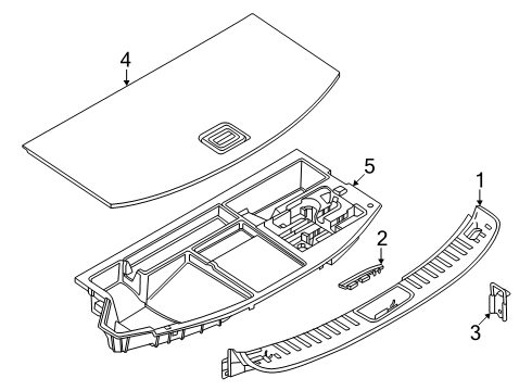 2024 Mazda CX-90 Interior Trim - Rear Body