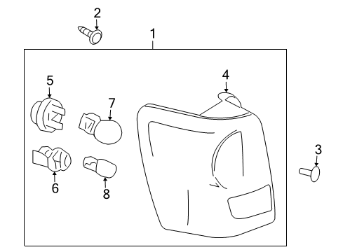2009 Mazda Tribute Bulbs Diagram 5