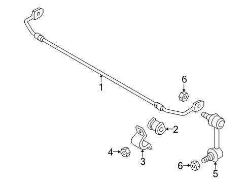 2018 Mazda MX-5 Miata Stabilizer Bar & Components Diagram 2