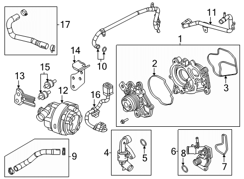 2025 Mazda CX-70 Water Pump Diagram 2