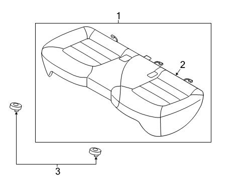 2025 Mazda CX-5 Rear Seat Diagram 4