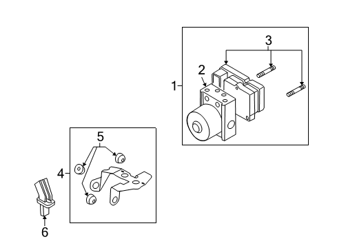 2011 Mazda 3 Modulator Valve Diagram for BBY2-43-7AZD