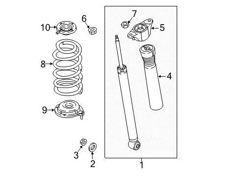 2023 Mazda CX-9 Shocks & Components Diagram