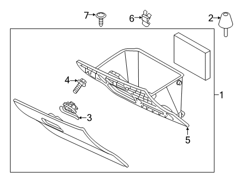 2021 Mazda CX-3 Glove Box