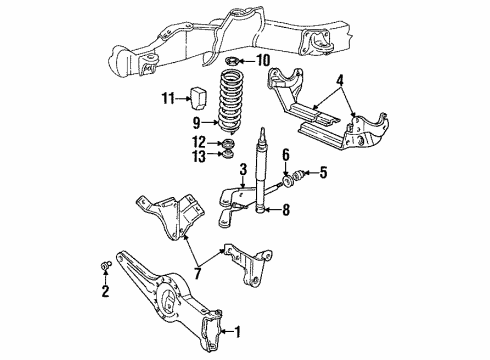1992 Mazda Navajo Front Axle Diagram 2