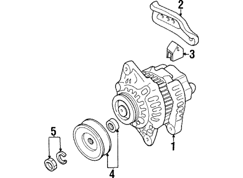 1995 Mazda Protege Alternator Diagram 2
