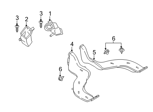 2007 Mazda CX-9 Ducts
