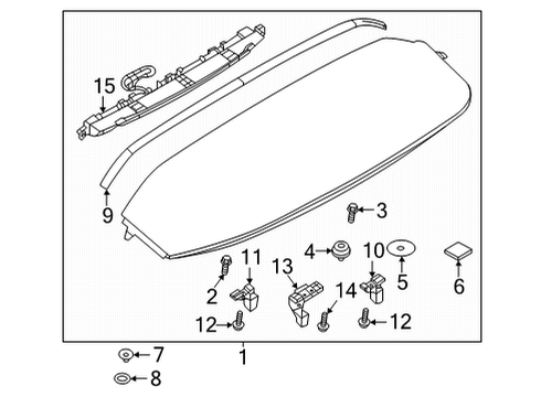 2022 Mazda MX-30 EV Rear Spoiler