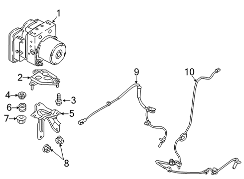 2024 Mazda CX-30 ABS Components