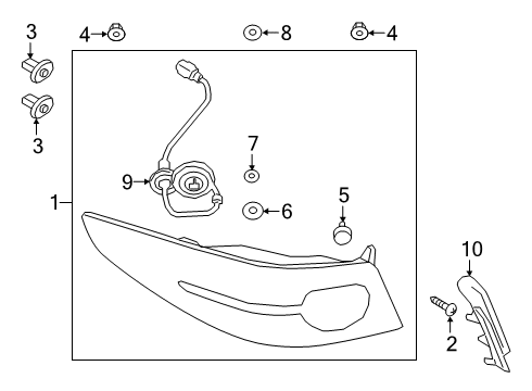 2025 Mazda 3 Tail Lamps Diagram 2