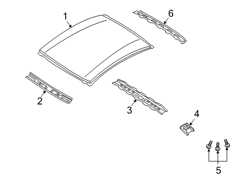 2004 Mazda RX-8 Roof & Components