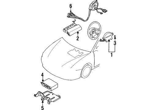 1997 Mazda Protege Switches Diagram