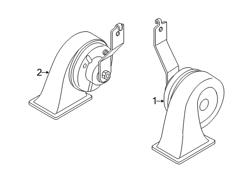 2008 Mazda CX-7 Horn Diagram