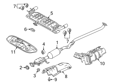 2021 Mazda 3 Exhaust System Diagram 2