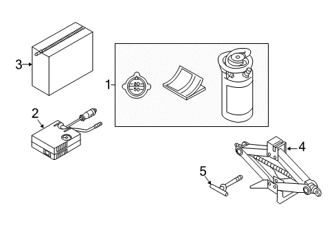 2024 Mazda MX-5 Miata Jack & Components