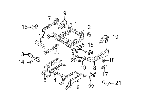 2007 Mazda CX-9 Switch Diagram for EG23-88-158