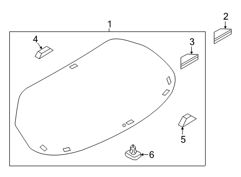 2025 Mazda 3 Glass - Lift Gate