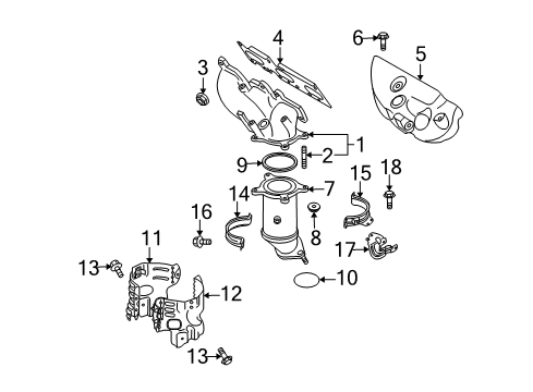 2010 Mazda 6 Exhaust System Diagram 3