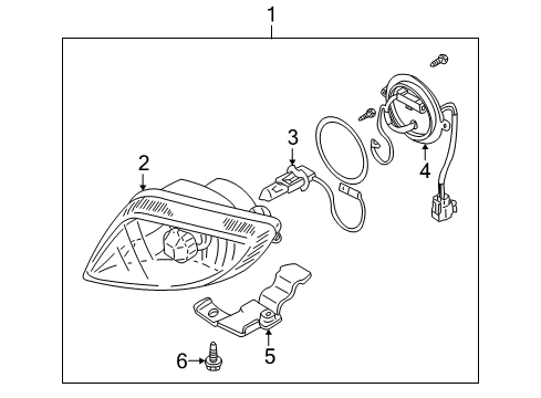2001 Mazda Millenia Fog Lamps Diagram