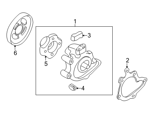 2000 Mazda Protege Water Pump Diagram 2