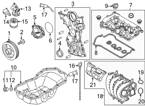 2014 Mazda 3 Engine Parts Diagram 2
