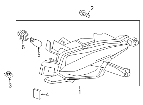 2016 Mazda MX-5 Miata Backup Lamps Diagram