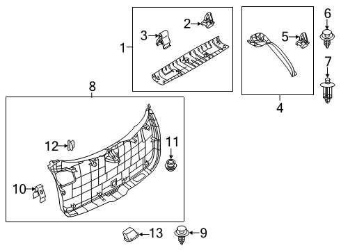 2025 Mazda 3 Interior Trim - Lift Gate