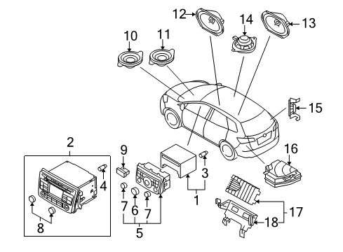2011 Mazda CX-9 Sound System