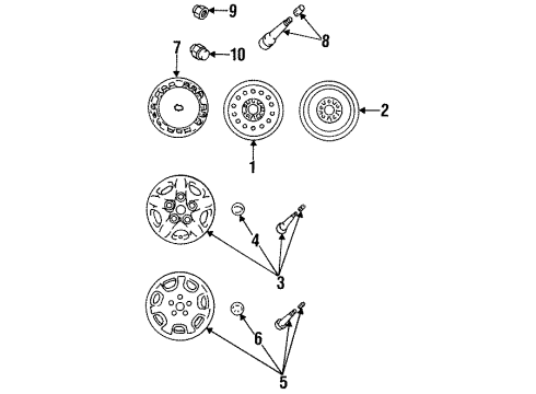 1995 Mazda 626 Wheels