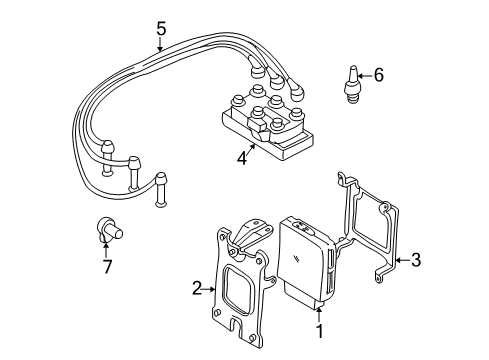 2000 Mazda MPV Ignition System Diagram