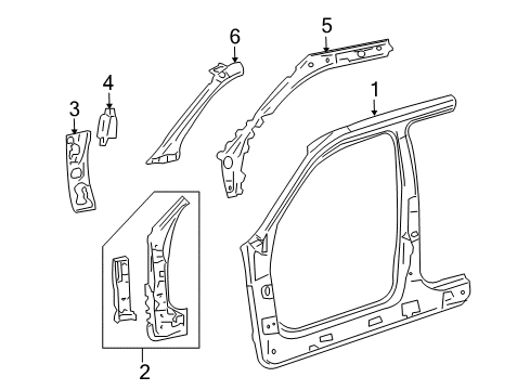 2010 Mazda Tribute Aperture Panel Diagram 2