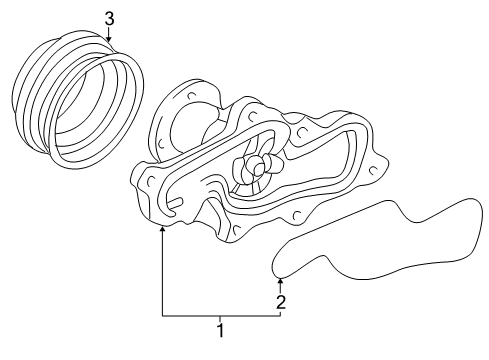1995 Mazda Millenia Water Pump Diagram 2