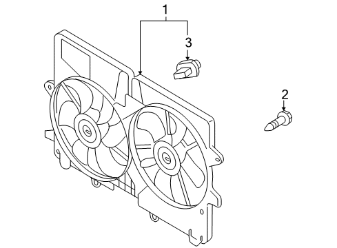 2010 Mazda Tribute Cooling Fan Diagram 3