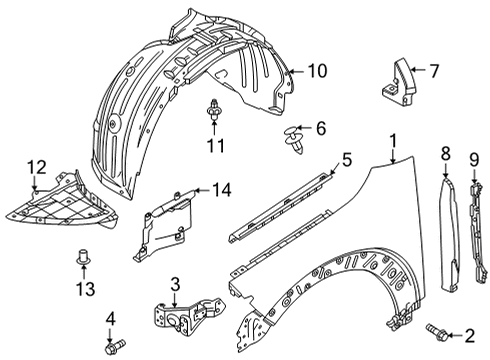 2024 Mazda CX-30 Fender & Components