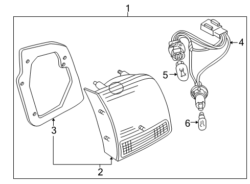 2002 Mazda Millenia Tail Lamps Diagram 2