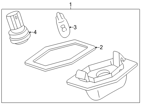 2002 Mazda Protege5 License Lamps Diagram