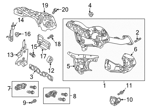 2013 Mazda CX-5 Exhaust Manifold Diagram
