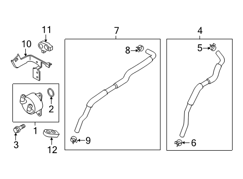 2016 Mazda CX-5 Trans Oil Cooler - Belts Diagram 2